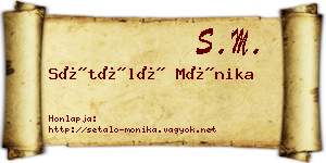 Sétáló Mónika névjegykártya